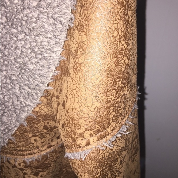 Dylan size small western Yellowstone suede feel Sherpa warm fall winter - Picture 4 of 10